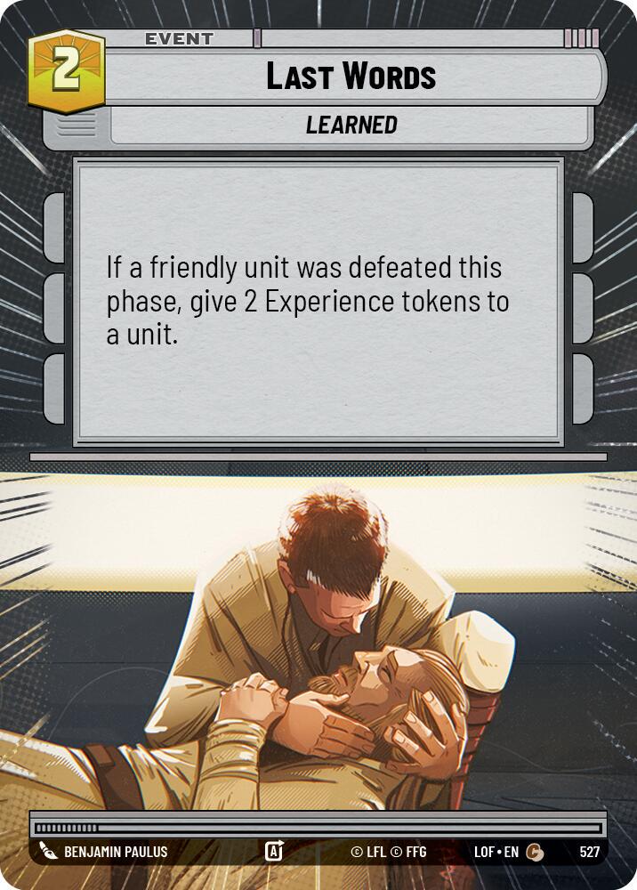 Last Words [Hyperspace] #527