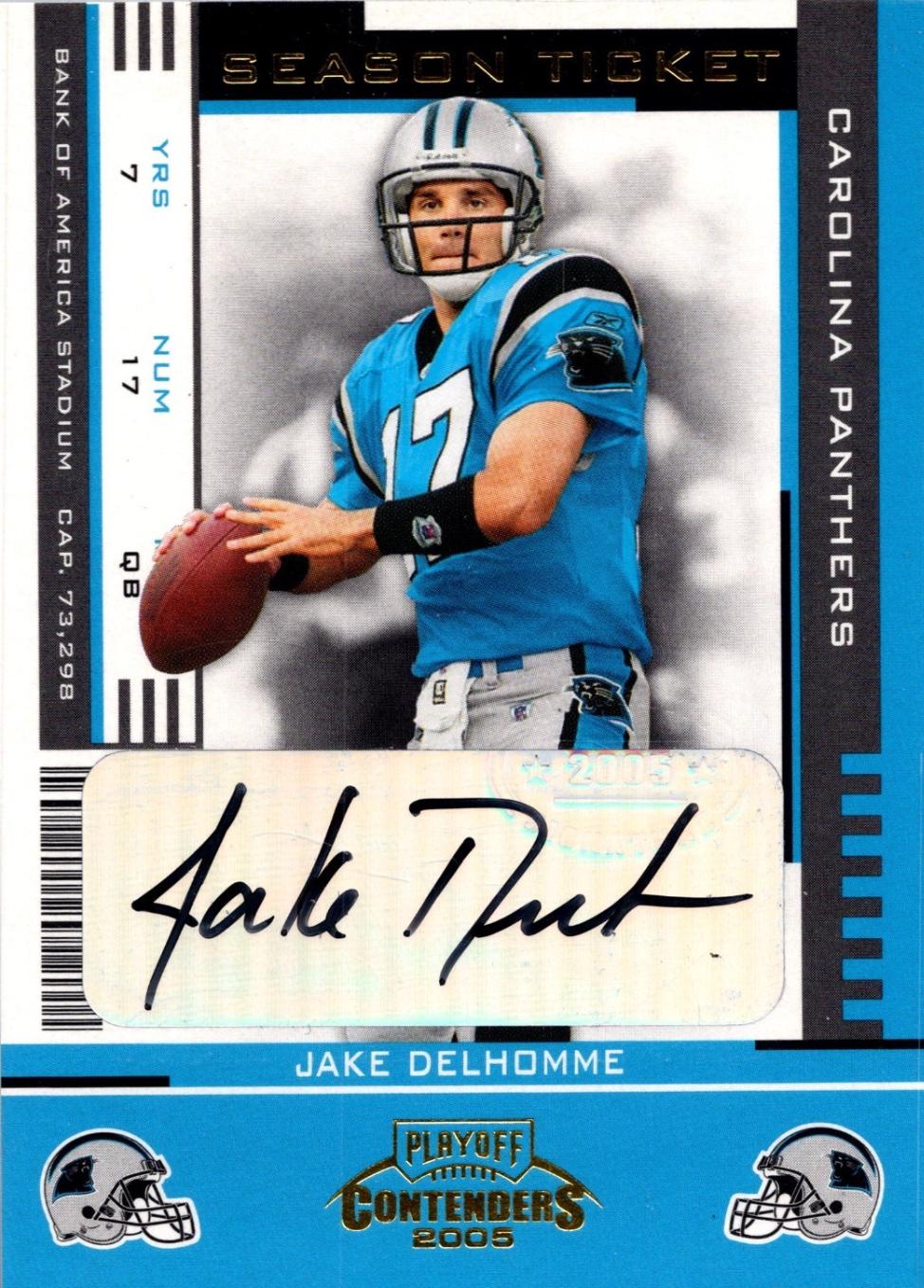 Jake Delhomme #15 2005 Playoff Contenders Football