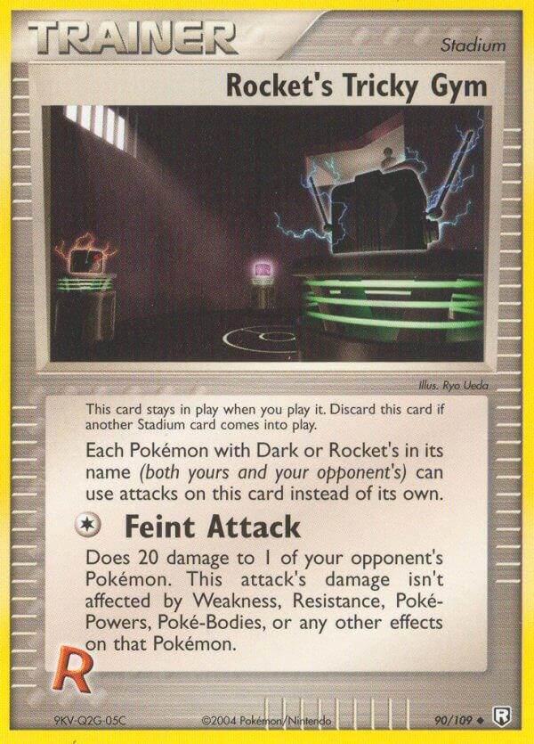 Rocket's Tricky Gym #90 Pokemon Team Rocket Returns