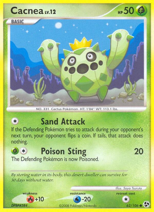 Cacnea #62 Pokemon Great Encounters