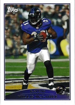 Willis McGahee #5 Football Cards 2009 Topps
