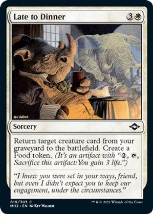 Late to Dinner #19 Magic Modern Horizons 2