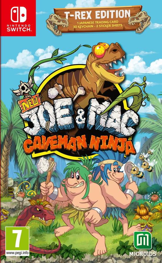 NEW Joe & Mac: Caveman Ninja PAL Nintendo Switch