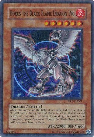 Horus the Black Flame Dragon LV6 DR3-EN007 YuGiOh Dark Revelation Volume 3