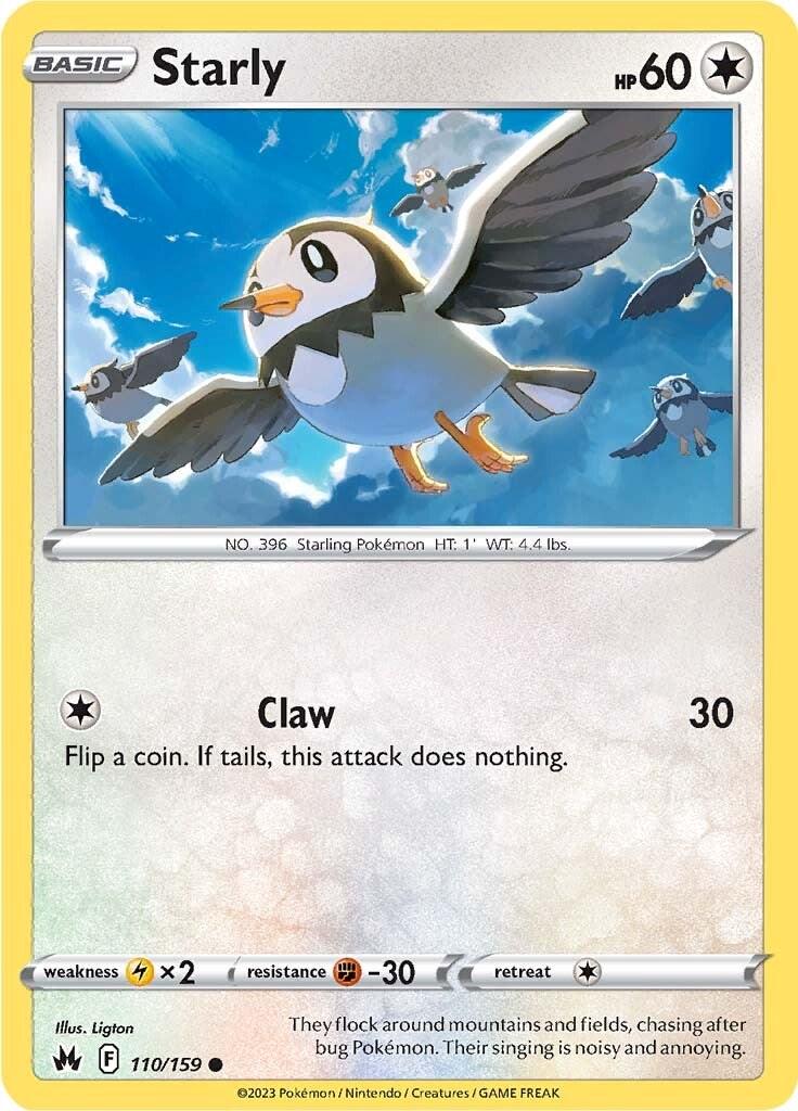 Starly #110 Pokemon Crown Zenith
