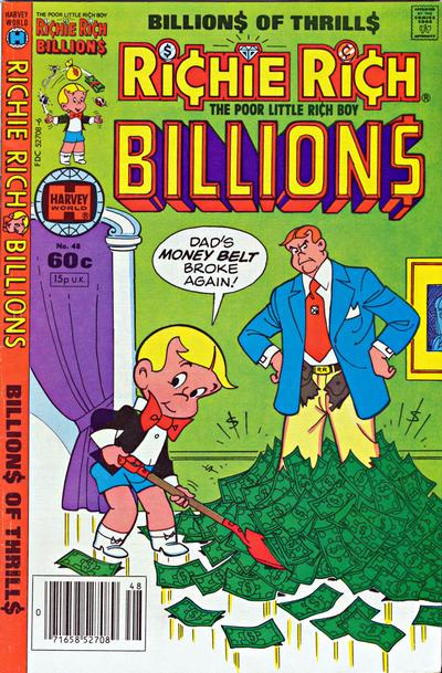 Richie Rich Billions #48 (1982) Comic Books Richie Rich Billions