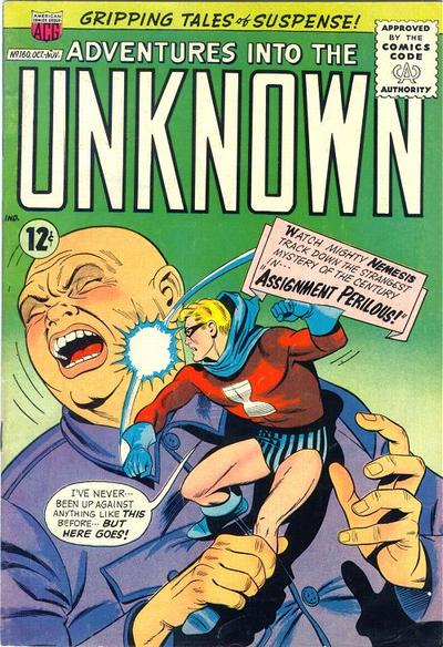 Adventures into the Unknown #160 (1965) Comic Books Adventures into the Unknown