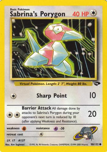 Sabrina's Porygon #98 Cover Art