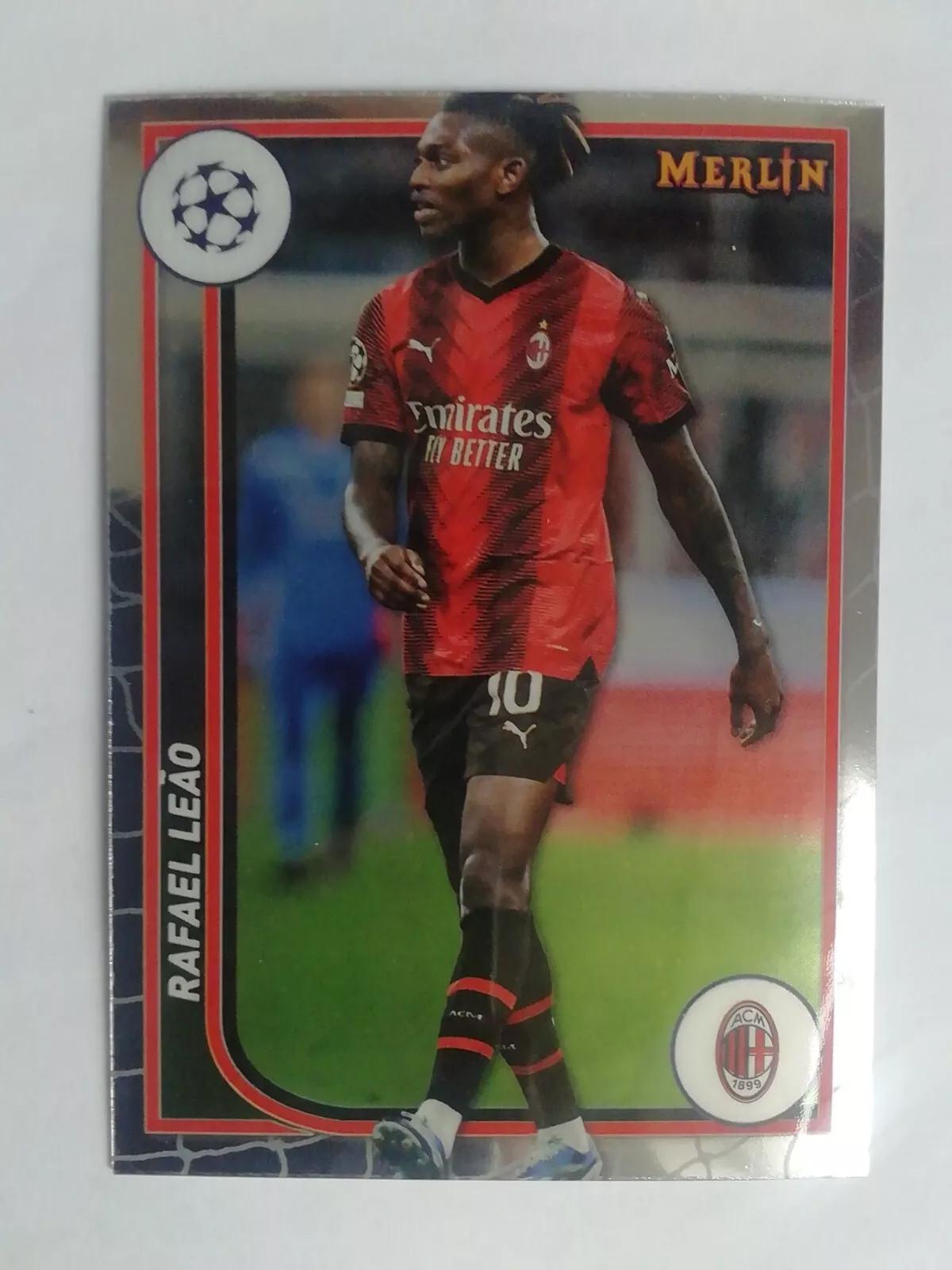 Rafael Leao #1 Soccer Cards 2023 Topps Merlin UEFA