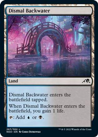 Dismal Backwater #267 Magic Kamigawa: Neon Dynasty