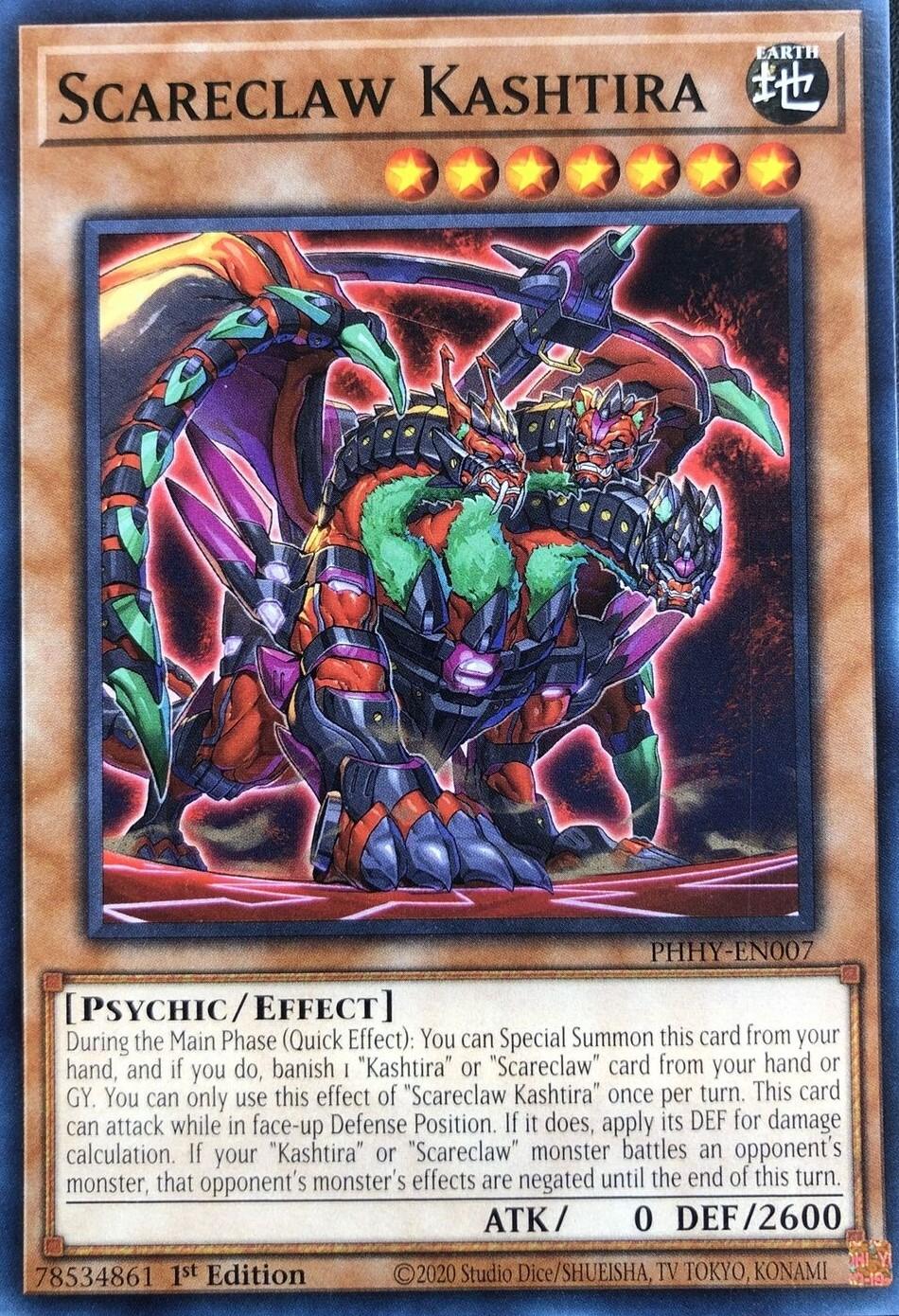 Scareclaw Kashtira PHHY-EN007 YuGiOh Photon Hypernova