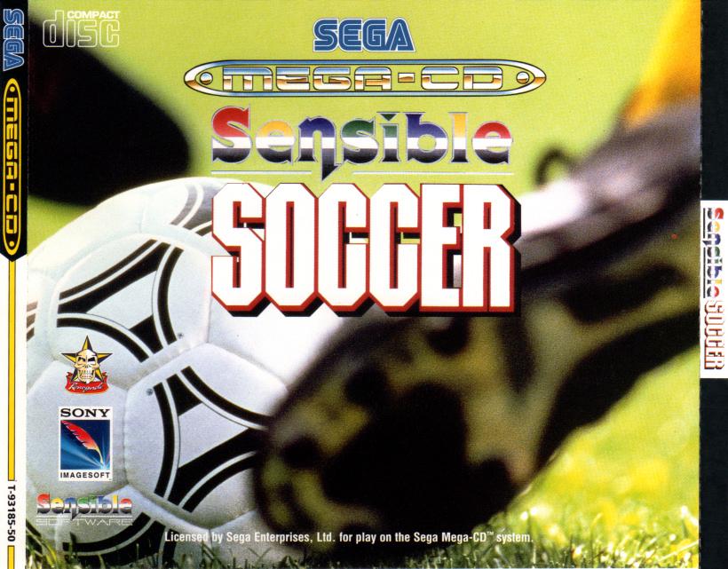 Sensible Soccer PAL Sega Mega CD