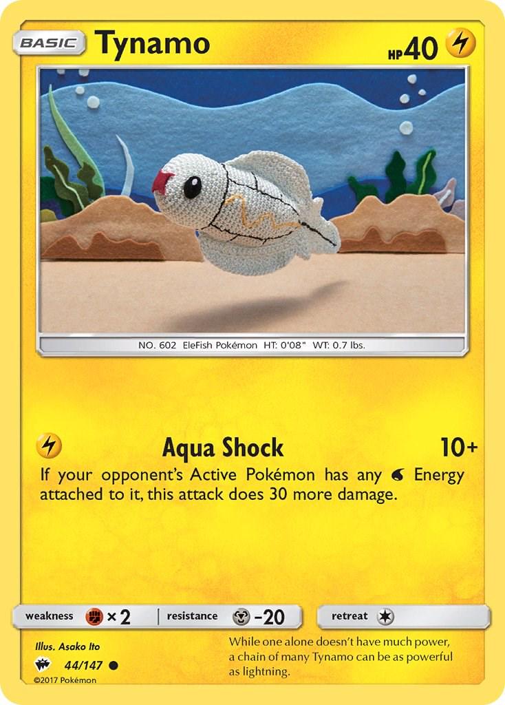 Tynamo #44 Pokemon Burning Shadows