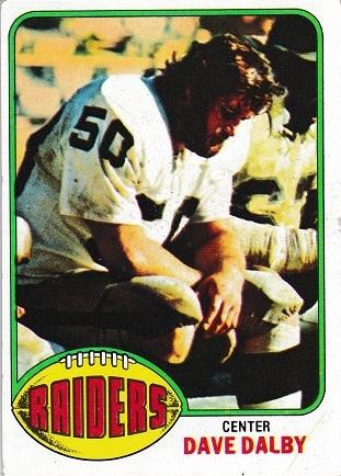 Dave Dalby #112 Football Cards 1976 Topps
