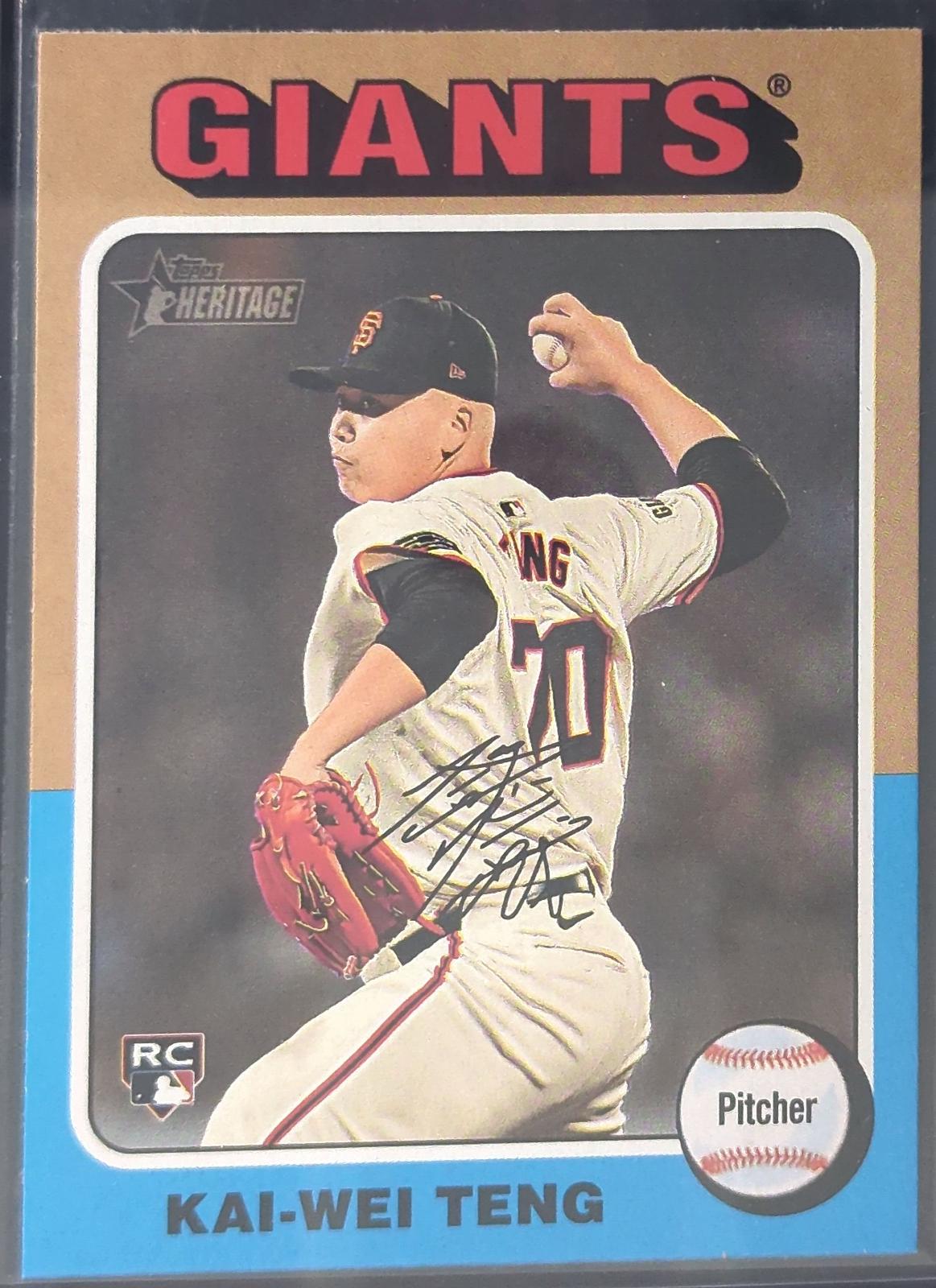 Kai-Wei Teng #638 Baseball Cards 2024 Topps Heritage