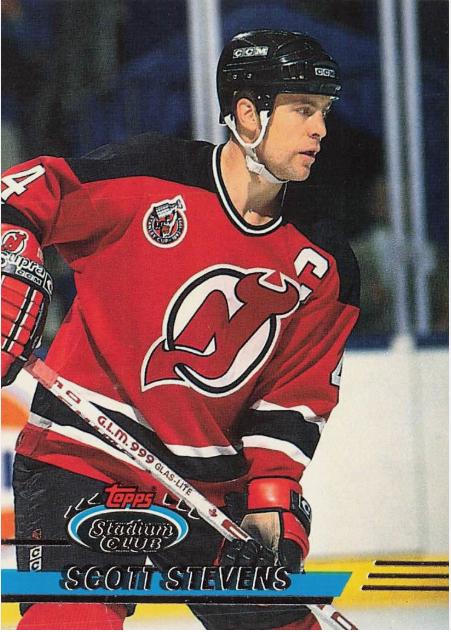 Scott Stevens #383 1993-94 Stadium Club Hockey