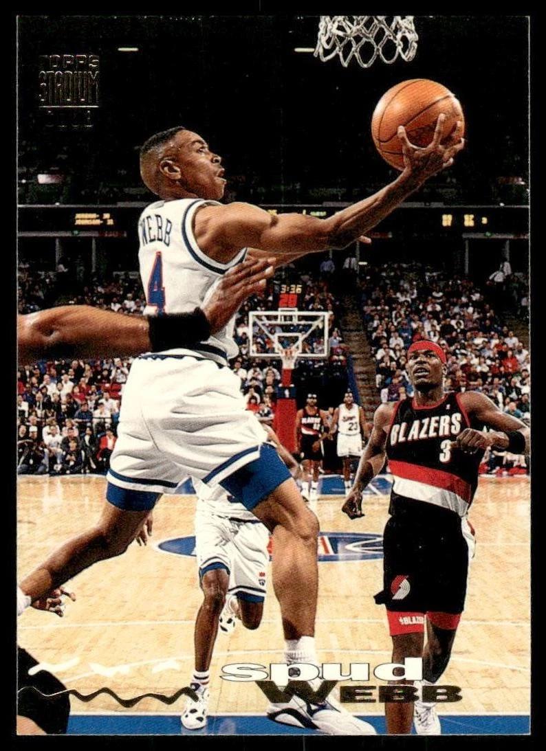 Spud Webb #122 Basketball Cards 1993 Stadium Club