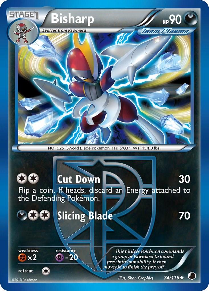 Bisharp #74 Pokemon Plasma Freeze