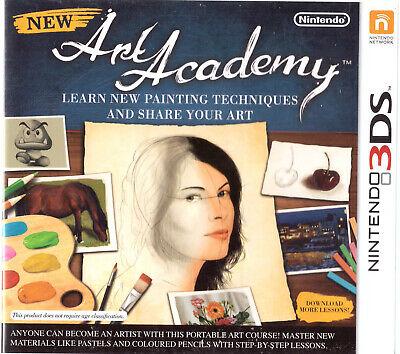 New Art Academy PAL Nintendo 3DS