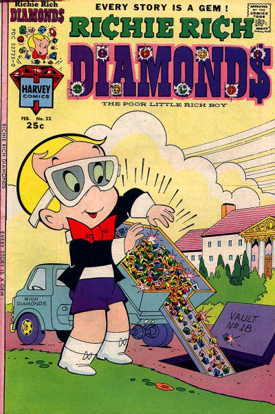 Richie Rich Diamonds #22 (1976) Comic Books Richie Rich Diamonds