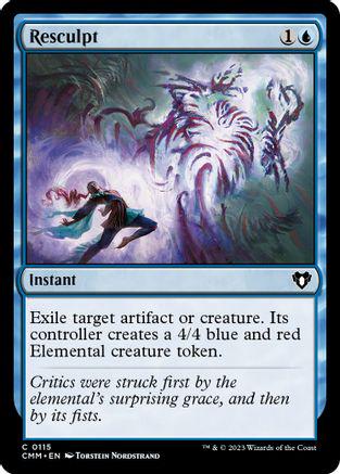 Resculpt #115 Magic Commander Masters