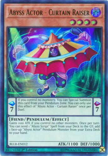 Abyss Actor - Curtain Raiser BLLR-EN012 YuGiOh Battles of Legend: Light's Revenge