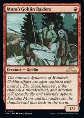 Mons's Goblin Raiders #457 Magic 30th Anniversary Prices