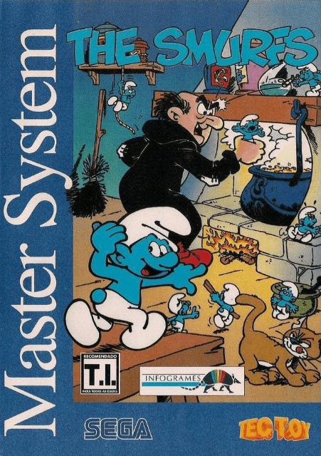 The Smurfs PAL Sega Master System