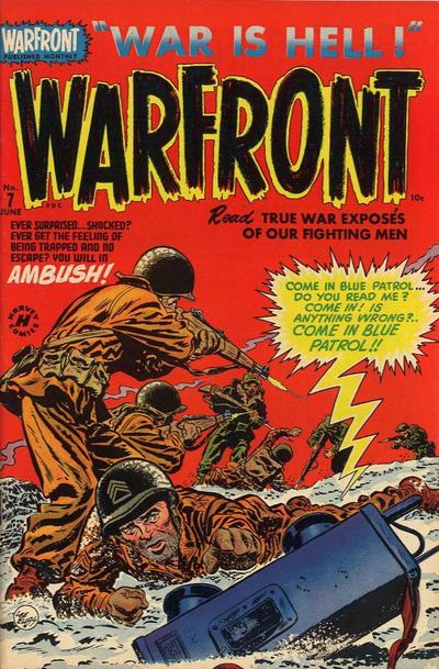 Warfront #7 (1952) Comic Books Warfront