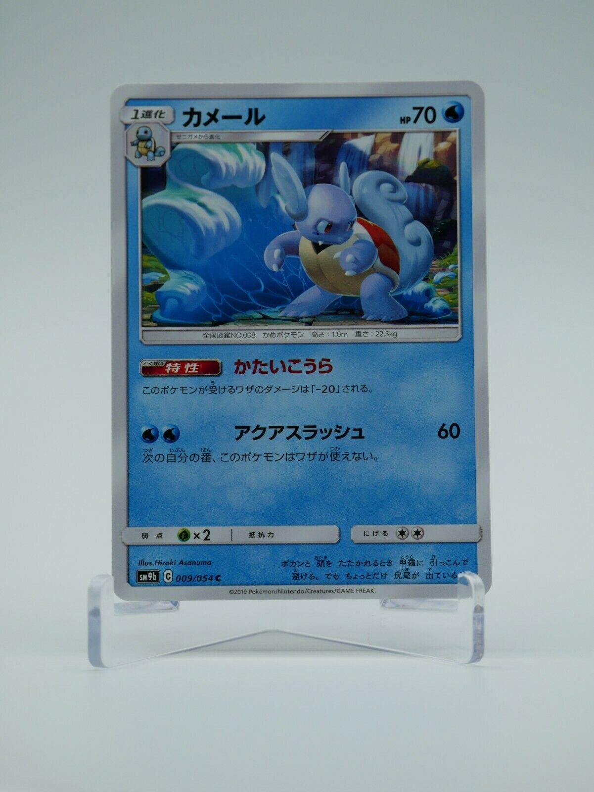 Wartortle #9 Pokemon Japanese Full Metal Wall