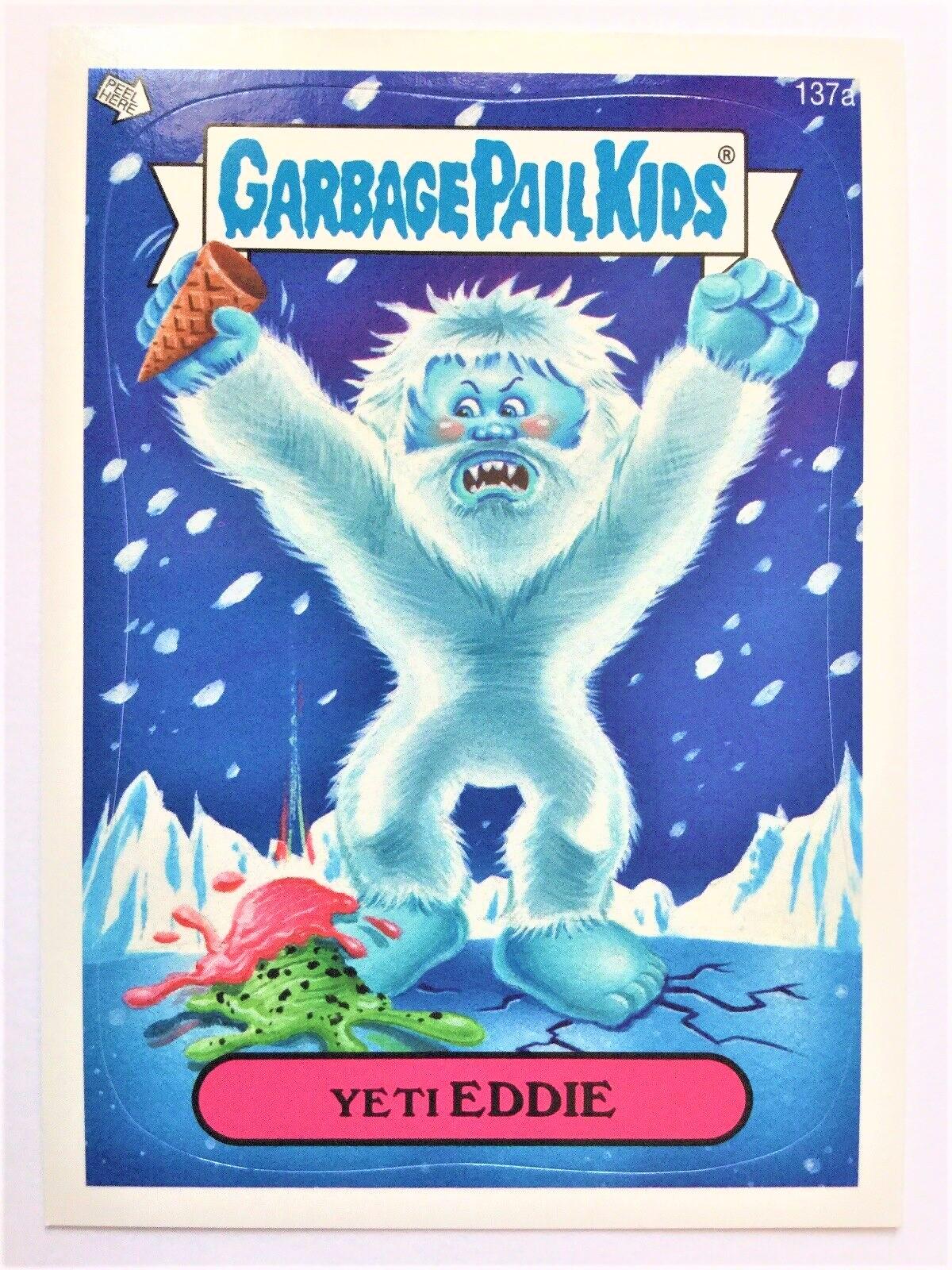 Yeti EDDIE #137a 2013 Garbage Pail Kids