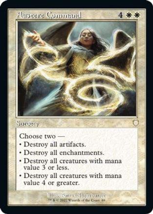 Austere Command Magic Brother's War Commander