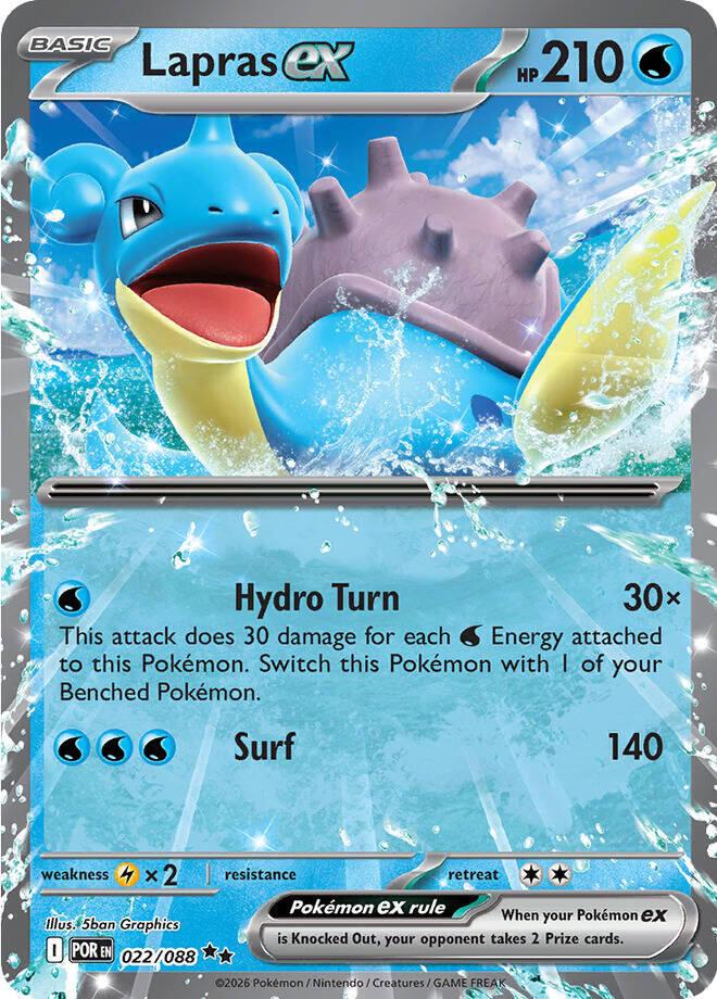 Lapras ex #22 Prices | Pokemon Perfect Order | Pokemon Cards