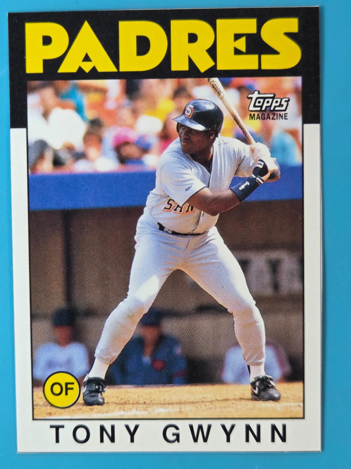 Tony Gwynn #TM-60 1991 Topps Magazine Perforated Baseball