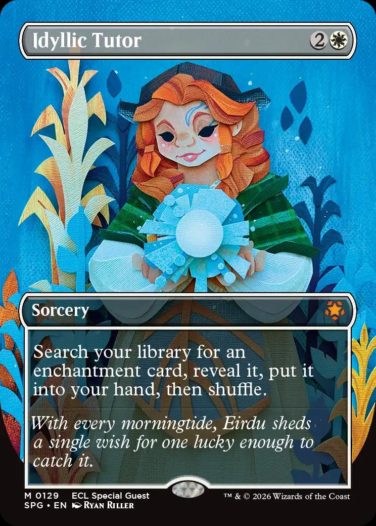 Idyllic Tutor [Borderless] #129 Prices | Magic Special Guests | Magic Cards