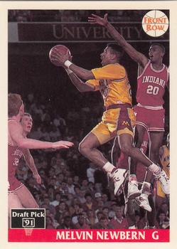 Melvin Newbern #89 1991 Front Row Italian English Basketball