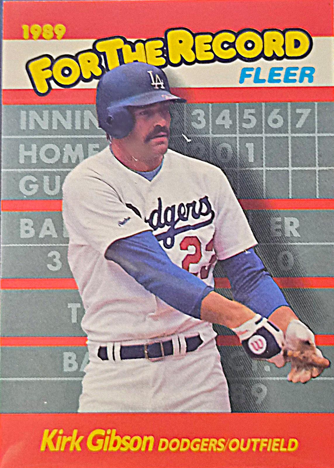 1989 Kirk Gibson #4