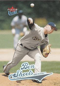 Ben Sheets #38 Baseball Cards 2004 Ultra