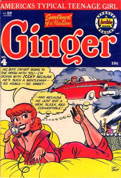 Ginger #4 (1952) Comic Books Ginger