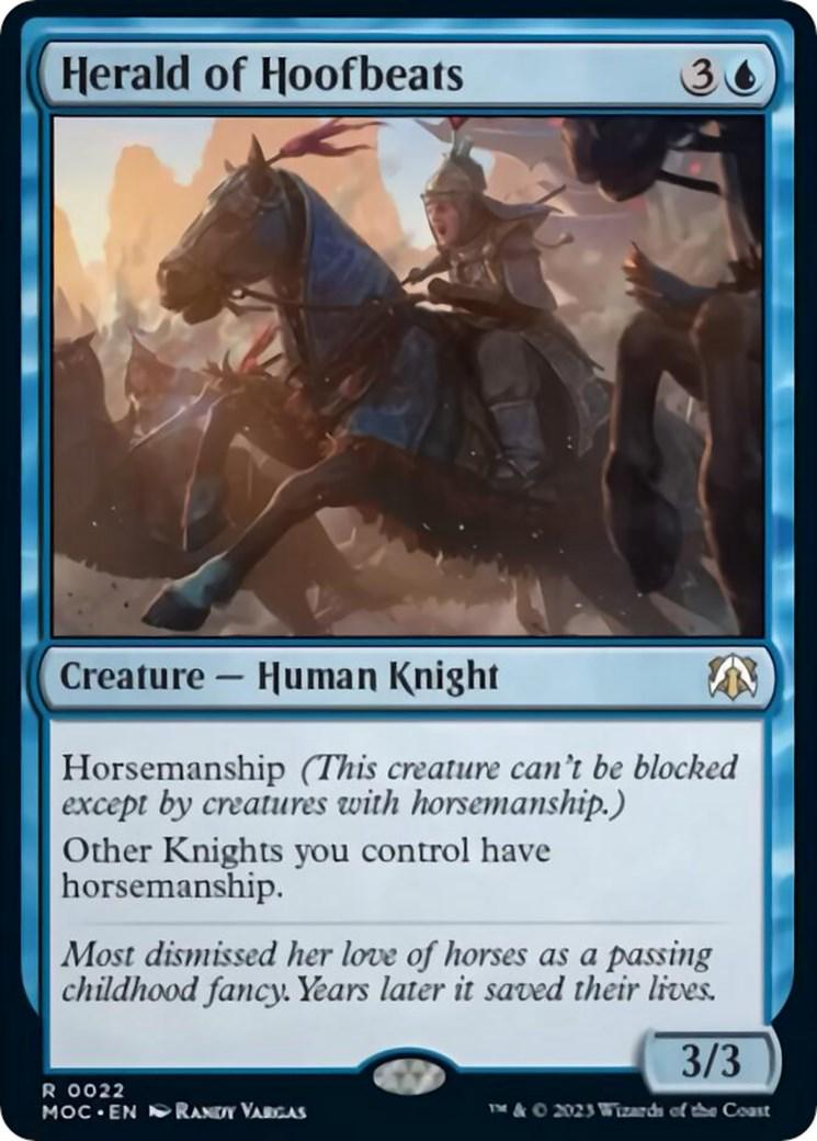 Herald of Hoofbeats #22 Magic March of the Machine Commander