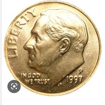 1997 P Coins Roosevelt Dime