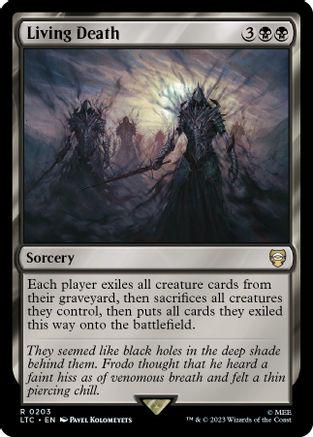 Living Death #203 Magic Lord of the Rings Commander