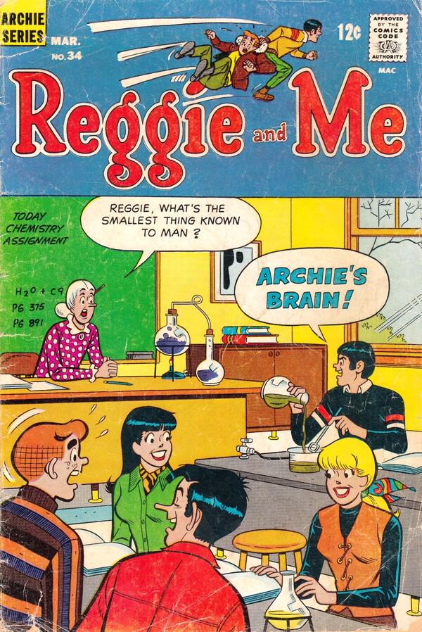 Reggie and Me #34 (1969) Comic Books Reggie and Me