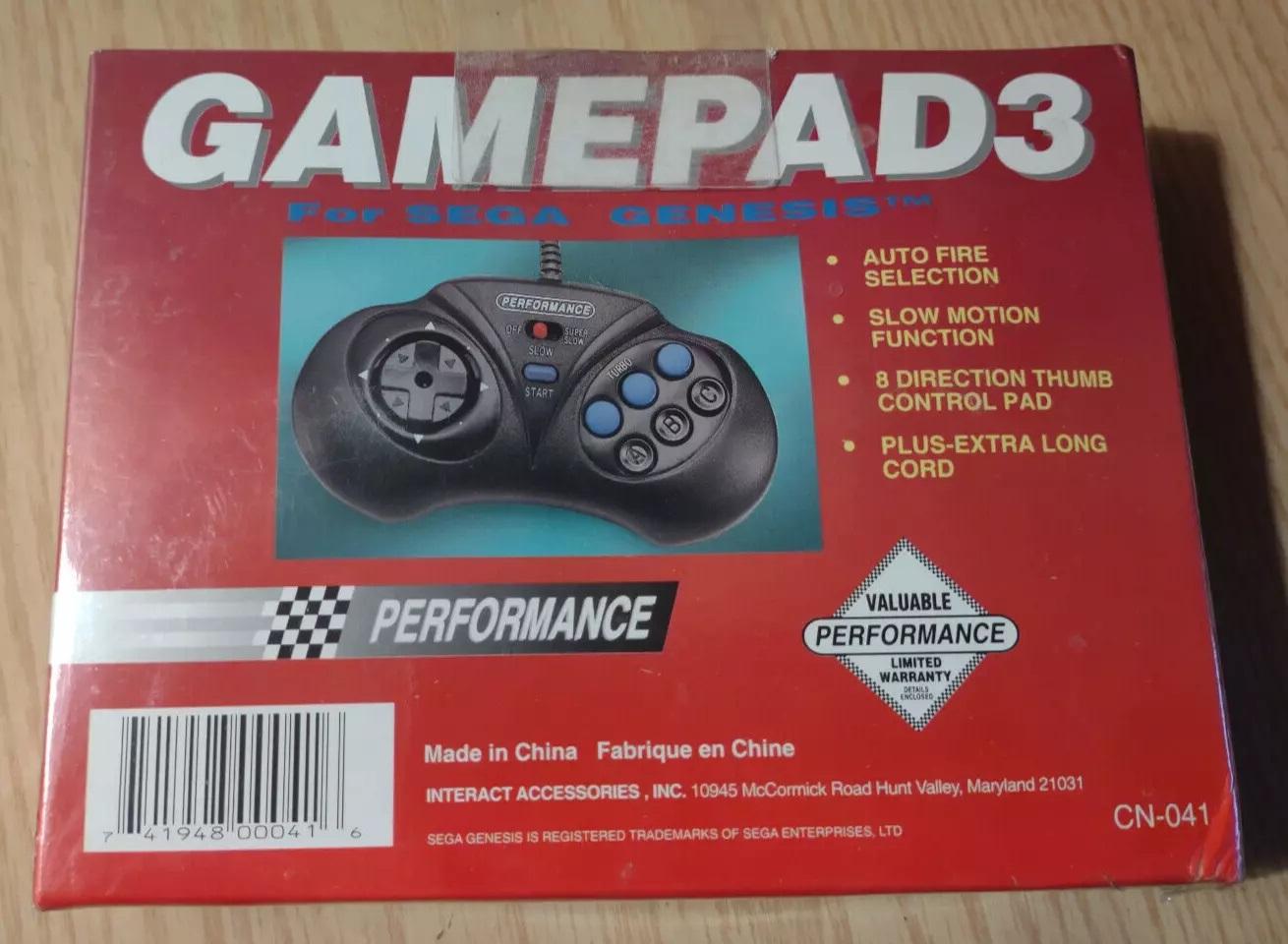 Performance Gamepad 3 Sega Genesis