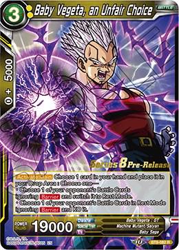 Baby Vegeta, an Unfair Choice BT8-082 Dragon Ball Super Malicious Machinations: Pre-Release Promos
