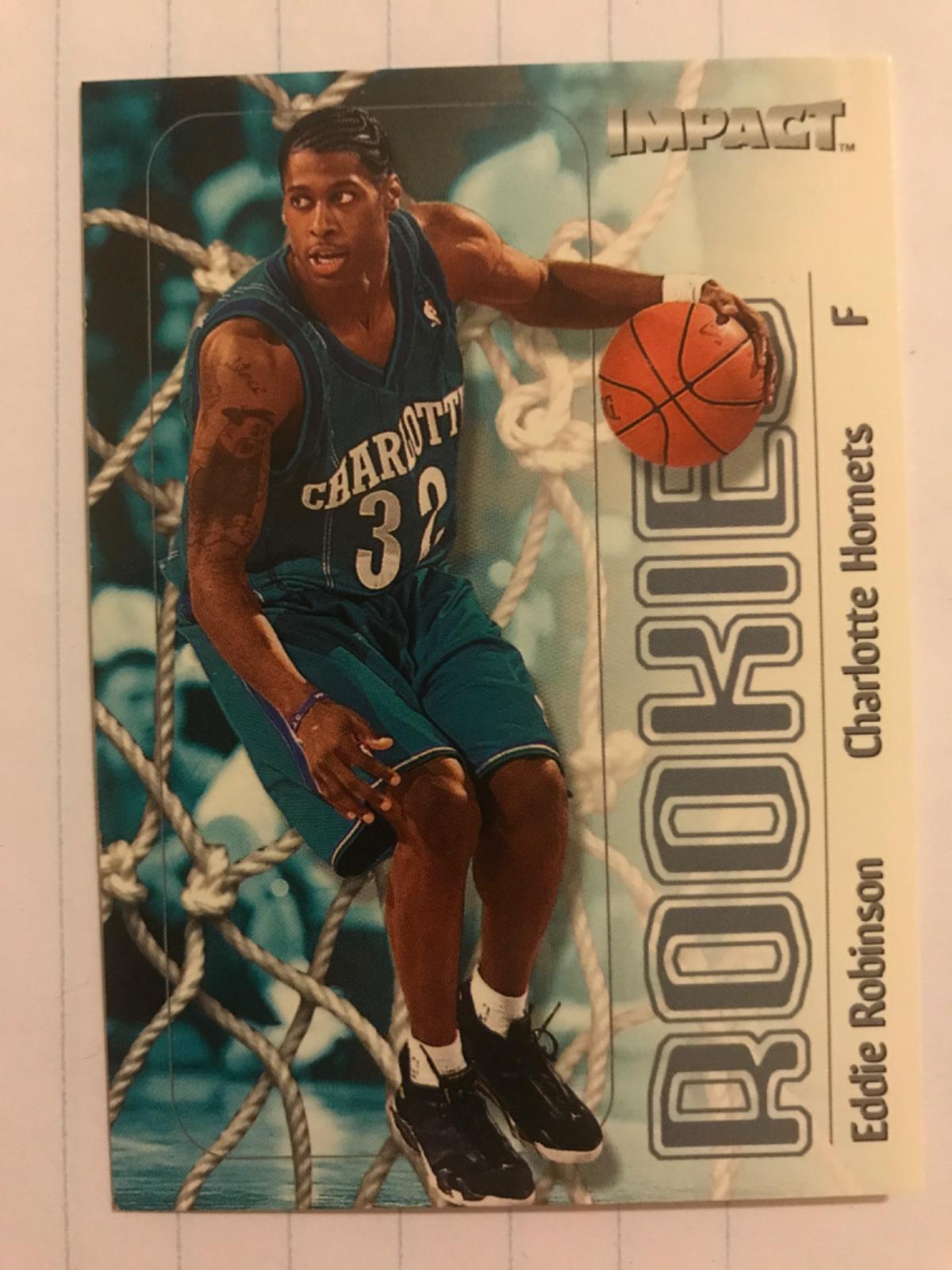 Eddie Robinson #97 Basketball Cards 1999 SkyBox Impact