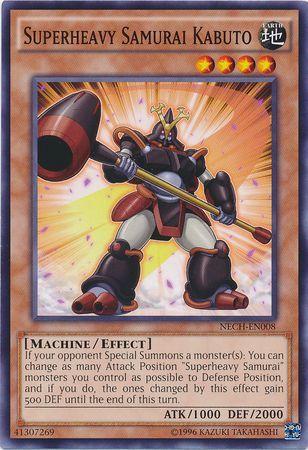 Superheavy Samurai Kabuto NECH-EN008 YuGiOh The New Challengers