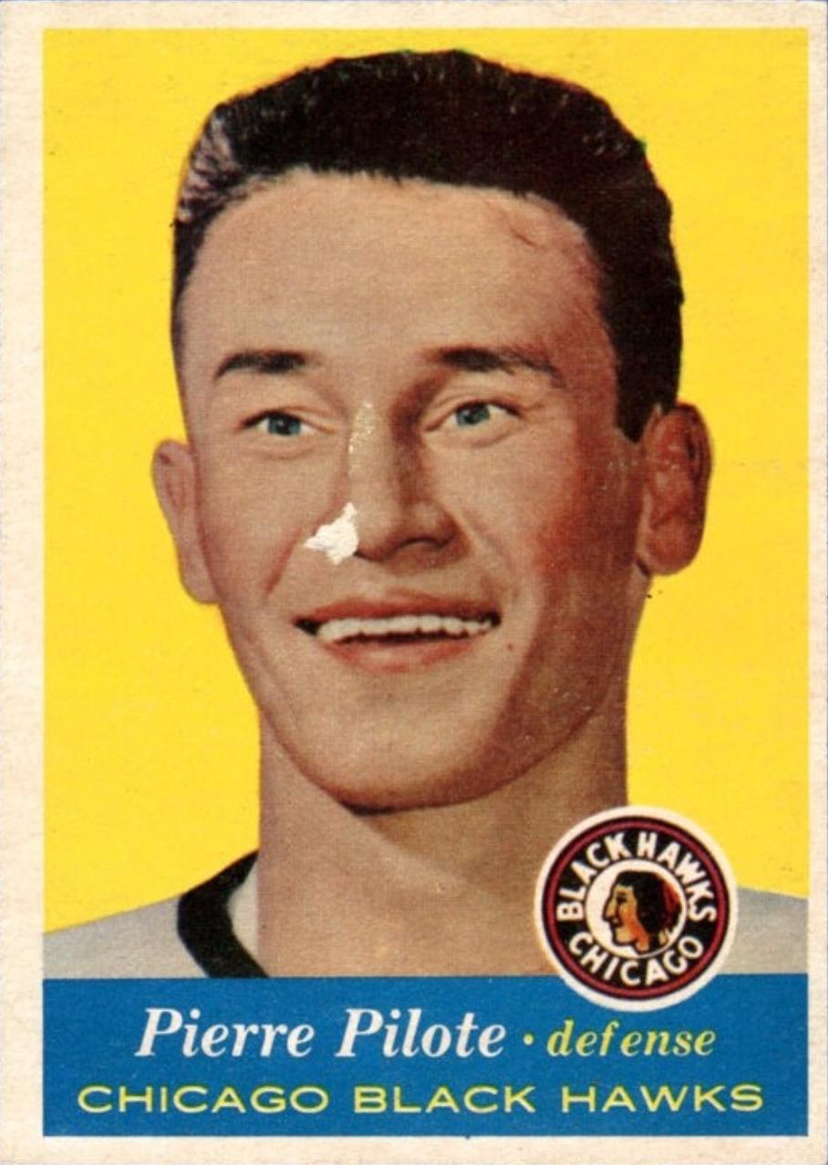 Pierre Pilote #22 Hockey Cards 1957 Topps