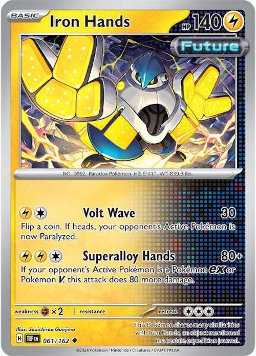 Iron Hands #61 Pokemon Temporal Forces