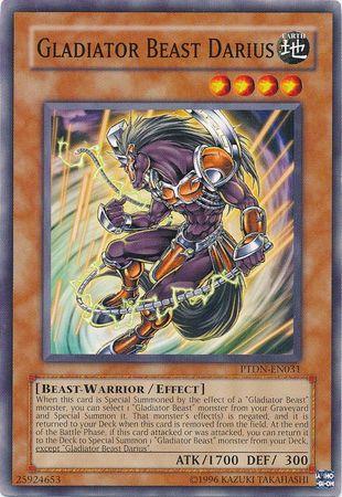 Gladiator Beast Darius PTDN-EN031 YuGiOh Phantom Darkness